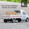 1/32 WULING Van Cars Models Alloy Diecast Toy with Light Sound Pull Back Vehicles Doors Opened Loading Cargo Truck Toys for Kids