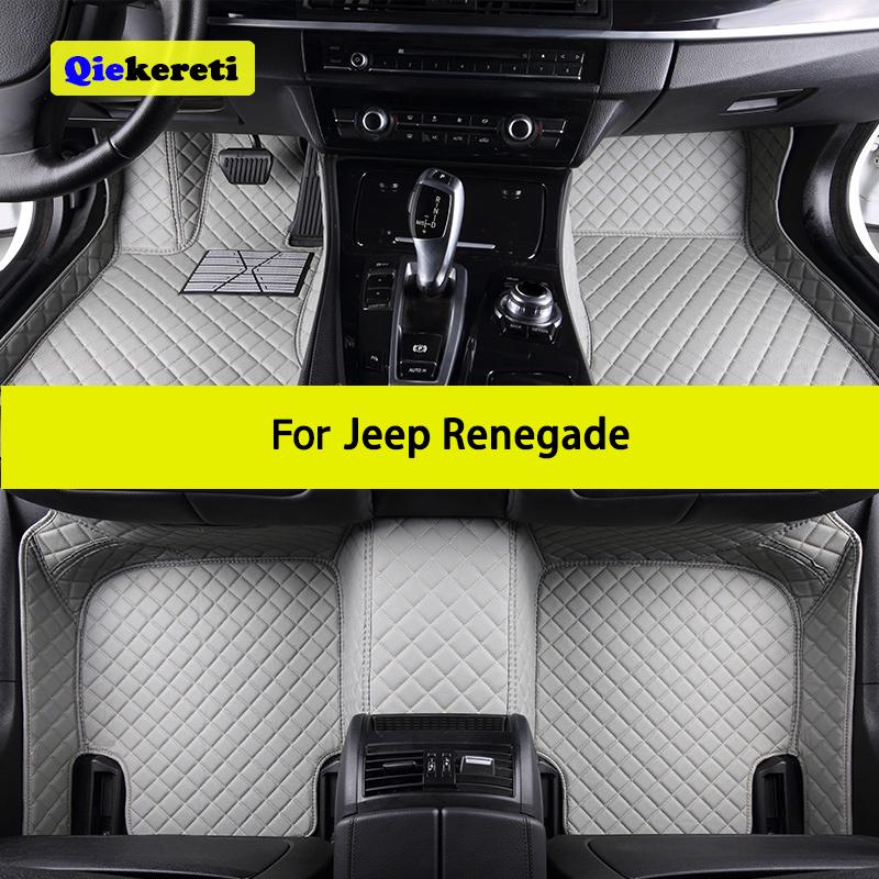 

Car Floor Mats For Jeep Renegade Auto Carpets Foot Coche Accessorie Renegade красный