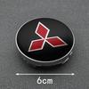 Autocolante Capac Central Roată Auto 56mm 60mm Capace Jantă Accesorii Auto Pentru Mitsubishi Lancer 9 Outlander ASX L200 Pajero EX Ralliart