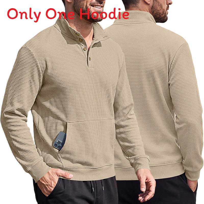 Polyester Long Sleeve Polo Shirt With Stand Collar And 3d Pocket For Casual Urban Men