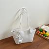 Hand carry versatile bucket bag women's 2025 new fashion texture shoulder bag large capacity casual messenger women's bag