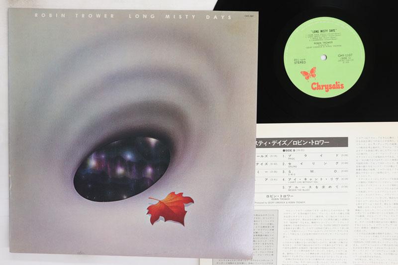 

LP Record ROBIN TROWER Long Misty Days CHY1107 CHRYSALIS 1976 Japan Rock Used