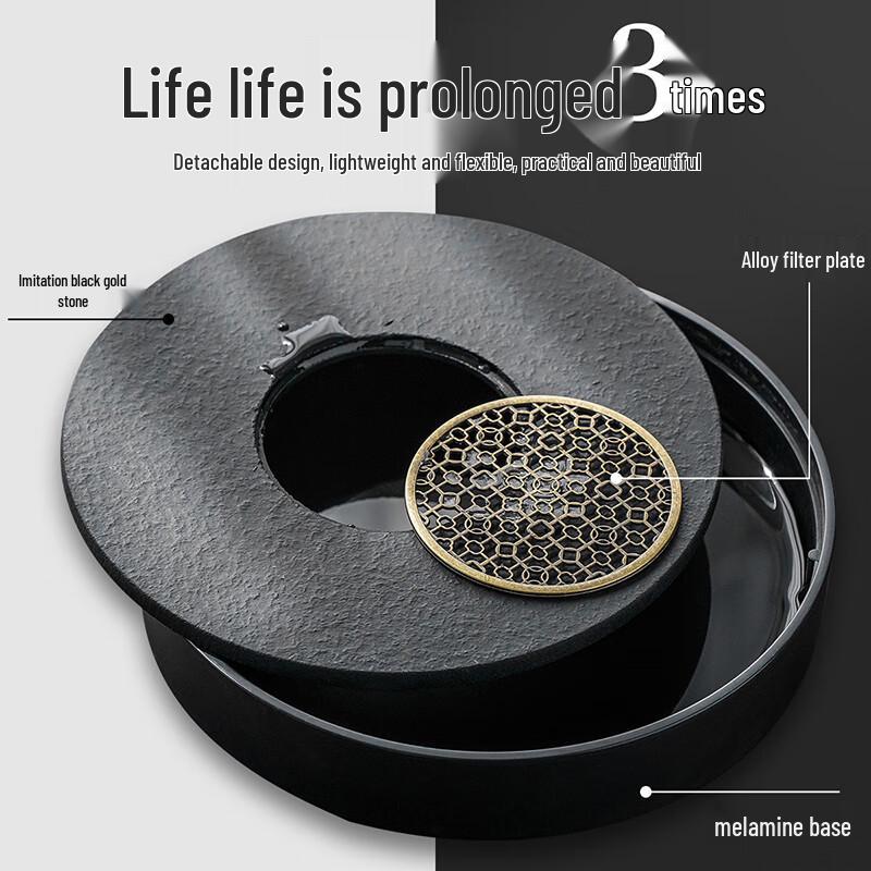 Qixuanyuan Small Round Water Storage Kung Fu Tea Tray