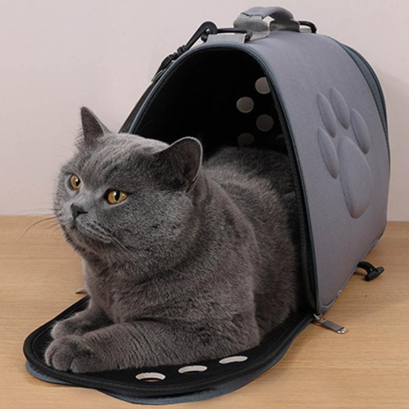 Cat-in-bag Comfort Carrier for Puppies Carry Bag Outdoor Travel Shoulder Carrier Foldable Travel Safe Handle