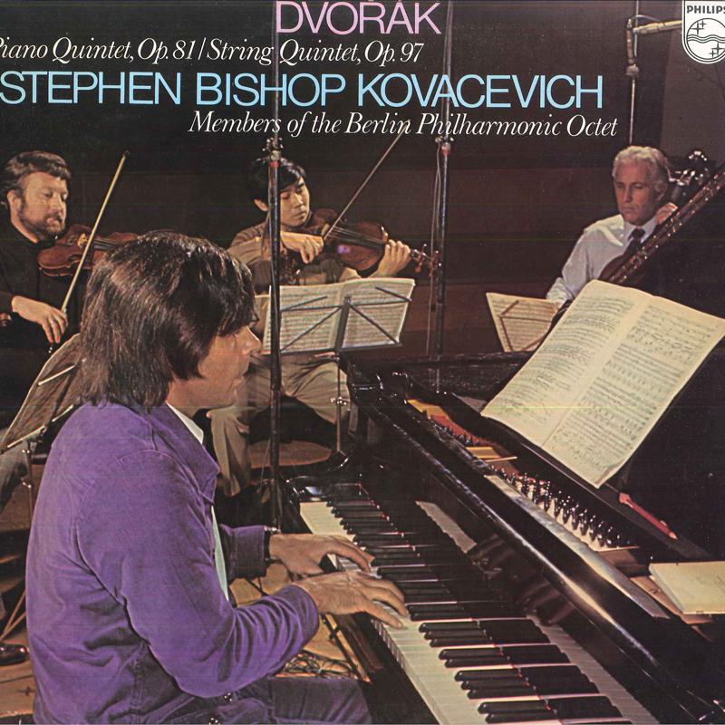 

LP Record STEPHEN BISHOP KOVACEVICH, MEMBERS - Dvorak: Piano Quintet Op. 81, Strin 13PC60 PHILIPS 1979 Japan Classical