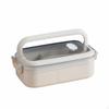 DoubleLayer Lunch Box, Bento, Microwave Divider, Large Capacity, Office, Student Pink