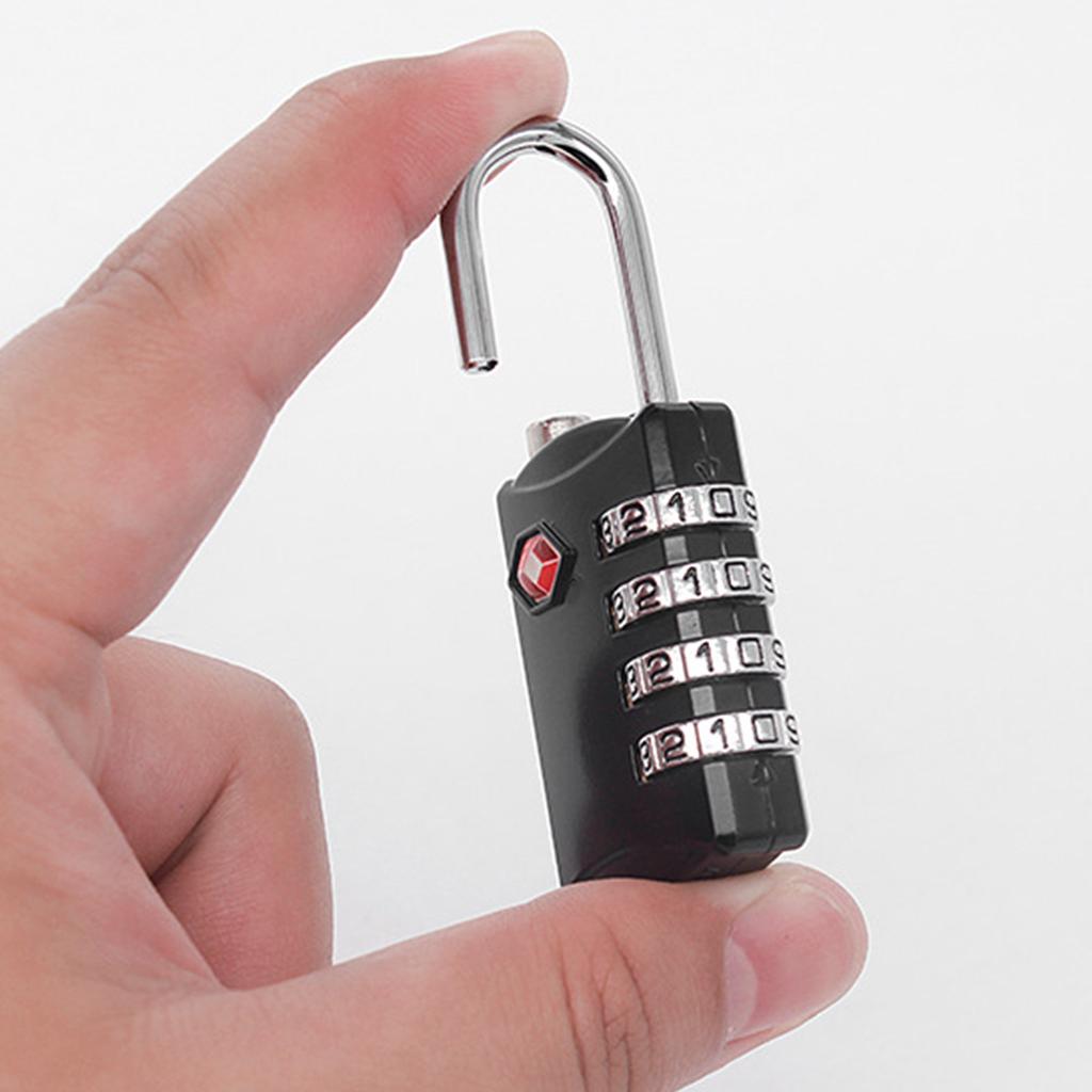 TSA Approved Luggage Locks Travel Locks Practical Suitcase Locks 4 Digit Combination Padlocks for Lockers Gym Travel Bag