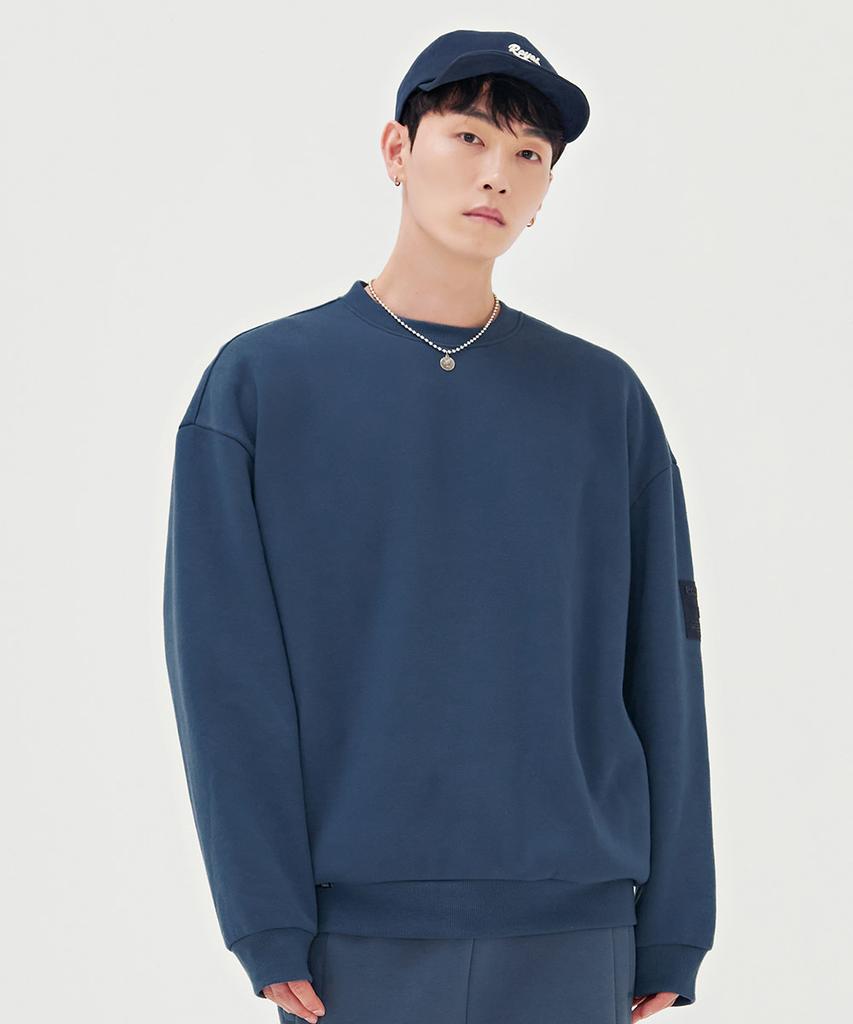 CHASECULT Unisex Daily Fleece-Lined Sweatshirt With Wappen Point - Bfzu5109D0N