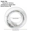 Adult PVC Transparent Sequin Inflatable Swim Ring
