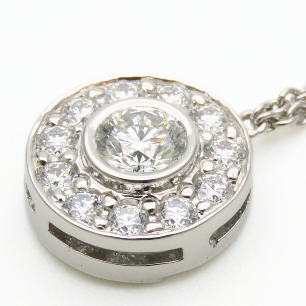 Used TIFFANY&Co. Necklace Circlet Pt950Platinum/diamond 3.2g Platinum Pendant