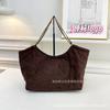 New tote bag large capacity beach bag denim shoulder commuter women's bag versatile shopping bag
