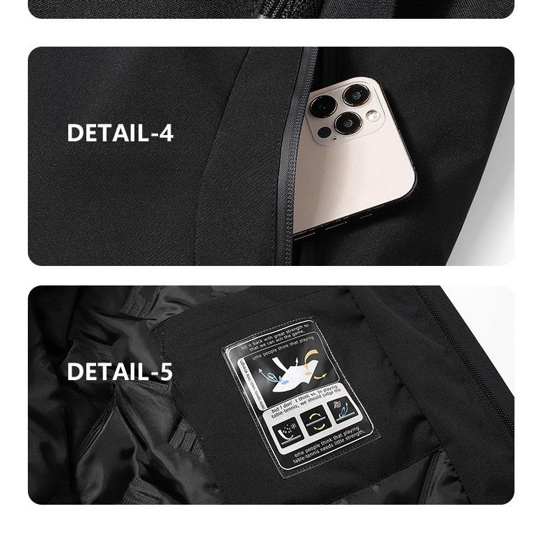 Upgraded Graphene Jacket Men's Autumn and Winter Fleece Thickened Warm Cotton Clothing Windproof and Waterproof Climbing