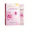 Rose Essence Moisturizing Soft Mask,Hyaluronic Acid Rose Oil Formula,Skin Hydration Mask,Ammonia Free Gel Masks For, Strengthens Moisture Barrier