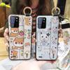 Shockproof Anti-dust Phone Case For Oukitel C25 Soft Case Phone Holder Ring Anti-knock Waterproof Fashion Design Cute