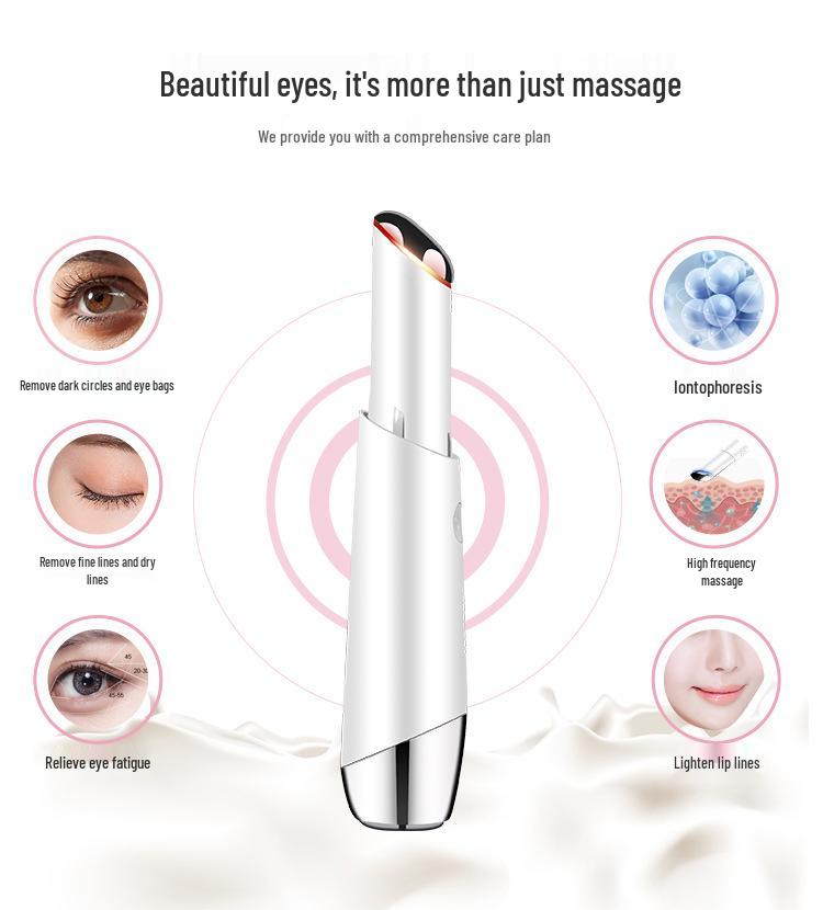 Cross-Border Eye Massager: Vibration, Heating, Essence Import - Reduces Dark Circles