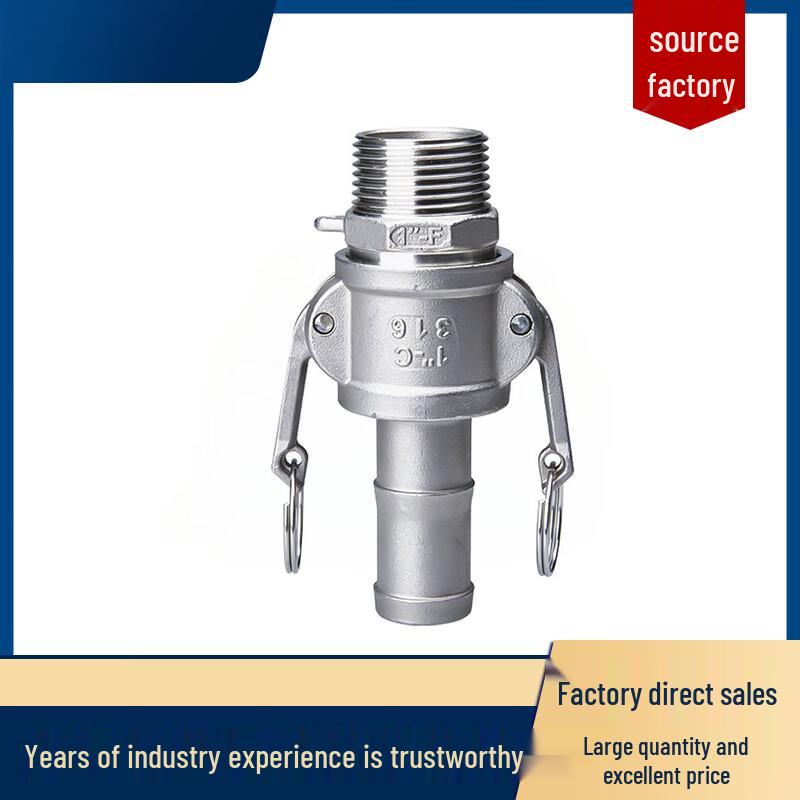 304 Stainless Steel Barbed Quick Hose Connector Set