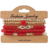Bohemian bracelet creative tassel multi-layer beaded bracelet