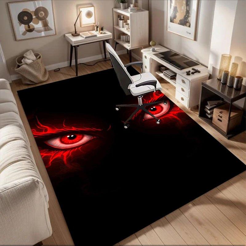 

Fiery Red Eyes Phone Wallpaper Office Mat Home Decor Office Desk Chair Carpet for office ph78 60cm by 90cm