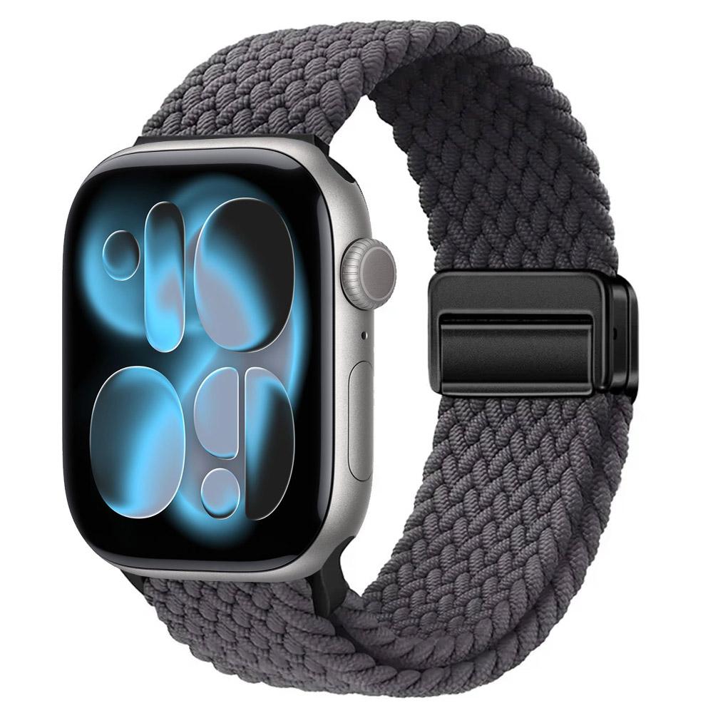 Nylon Strap for Apple Watch 11 10 46mm 42mm/Ultra 3 2 1 49mm Magnetic buckle Wristband iWatch 9 8 7 6 5 4 SE 45mm 44mm 41mm 40mm
