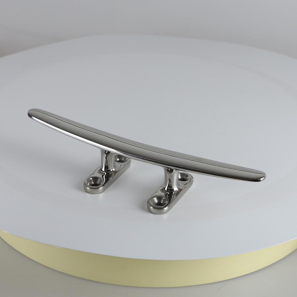 Stainless Steel Marine Yacht Cleat: Light & Heavy Duty Flat Horn Bollard