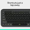 Logitech POP ICON KEYS Keyboard Bluetooth Office Keyboard Wireless Keyboard AI Portable Keyboard Laptop Keyboard