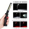 Multifunctional Folding Work Light Portable Camping Light USB Rechargeable Flashlight With Built-in Battery Magnetic Lamp