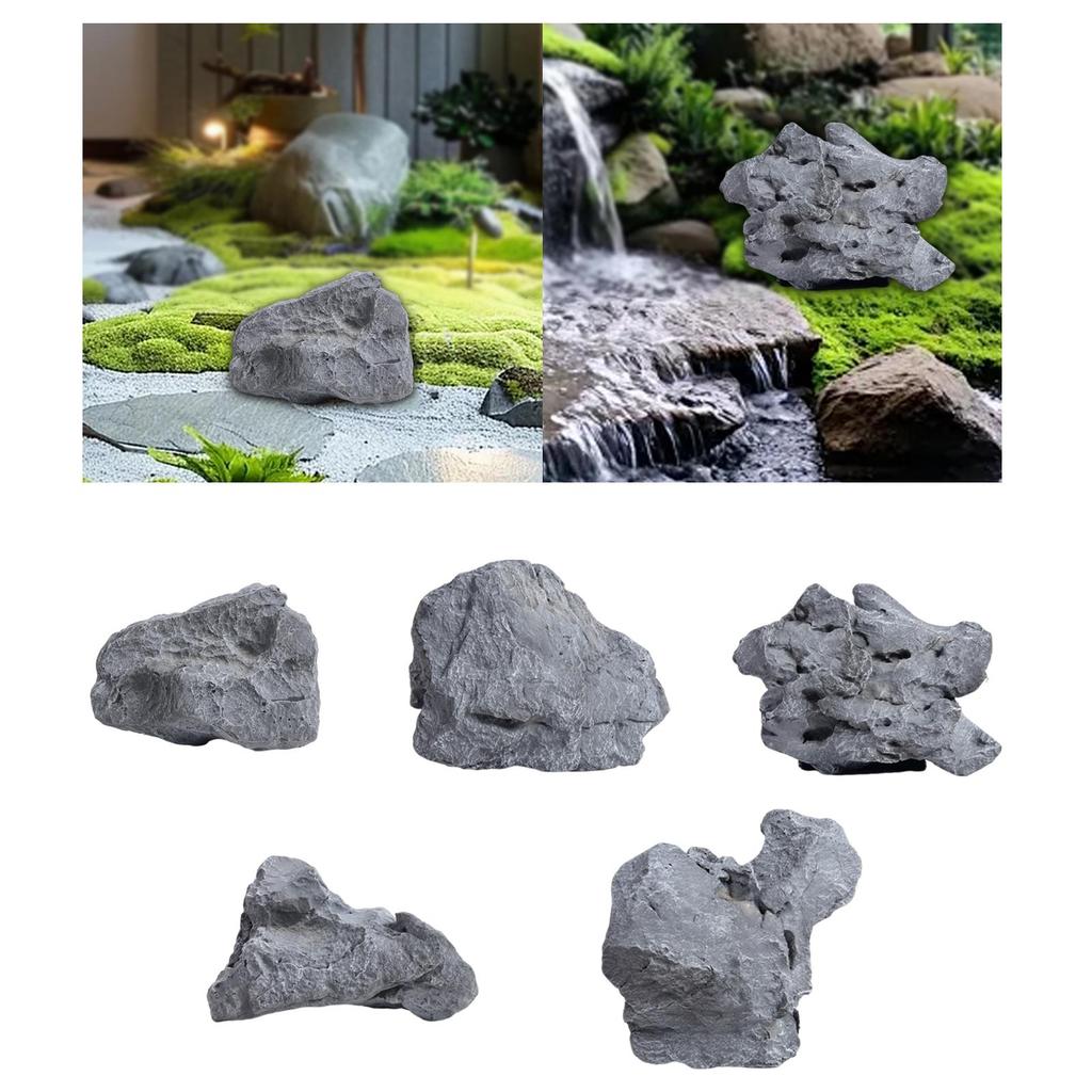 Foam Artificial Landscape Rock for Landscaping Projects Irregular Accessories Multipurpose Highly Simulation Garden Decoration