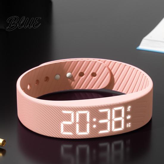 Student Silent Alarm Clock Bracelet Vibrating Reminder Watch Digital