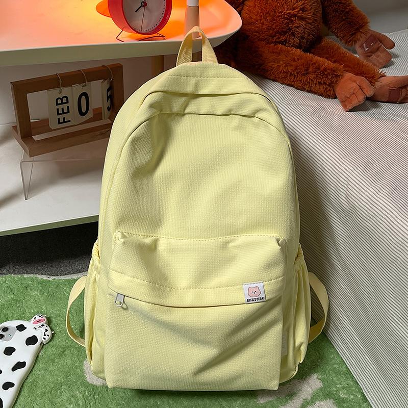 New Schoolbag for Elementary School Students  Girls  Junior High School Students  High Value Letters School Backpack
