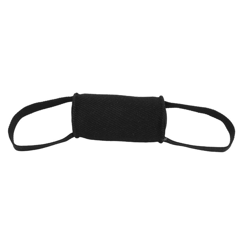 Cylindrical Shape Dog Chew Toy Durable Fabric Bite Pillow Teeth Cleaning Foraging Play  Indoor Play Cylindrical Chew Bag