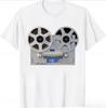 Volume Vu Meter Vintage Unisex Tshirt Audio Engineer Recording Crew Neck Summer  Unisex Short Sleeve Casual Top Aesthetic Clothes
