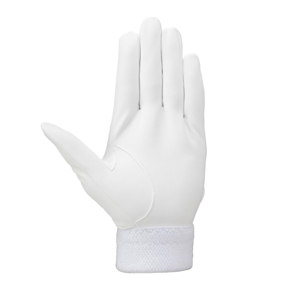 MIZUNO Batting High School Baseball Rules Models 1ejeh02210 1ejeh02290 White x L Gloves, Hand-Held, Compliant, (10 White, (26-27cm))