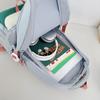 New high-value, fresh and sweet candy-colored backpack, lightweight and large-capacity backpack for junior high school students
