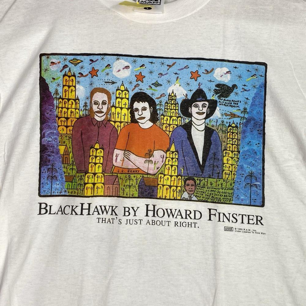 

Vintage Blackhawk Rock Band Short Sleeve White S-5XL Shirt AA329 Unisex T-Shirt XXL