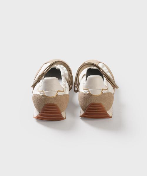 [Stoe] Heidi Mary Jane Sneakers, White STSH261-SN1375
