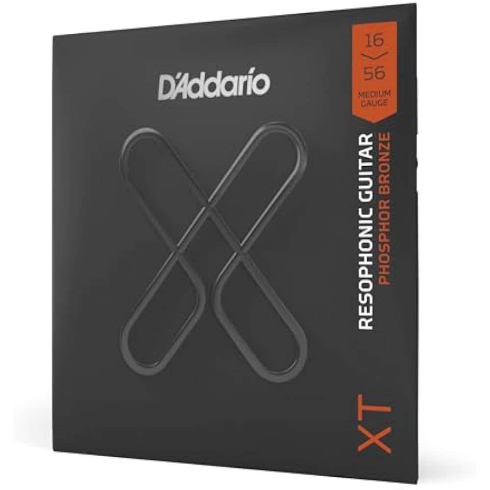 D Addario Daddario Acoustic Guitar Strings XT Coated Strings Phosphor Bronze Resophonic Medium .0...