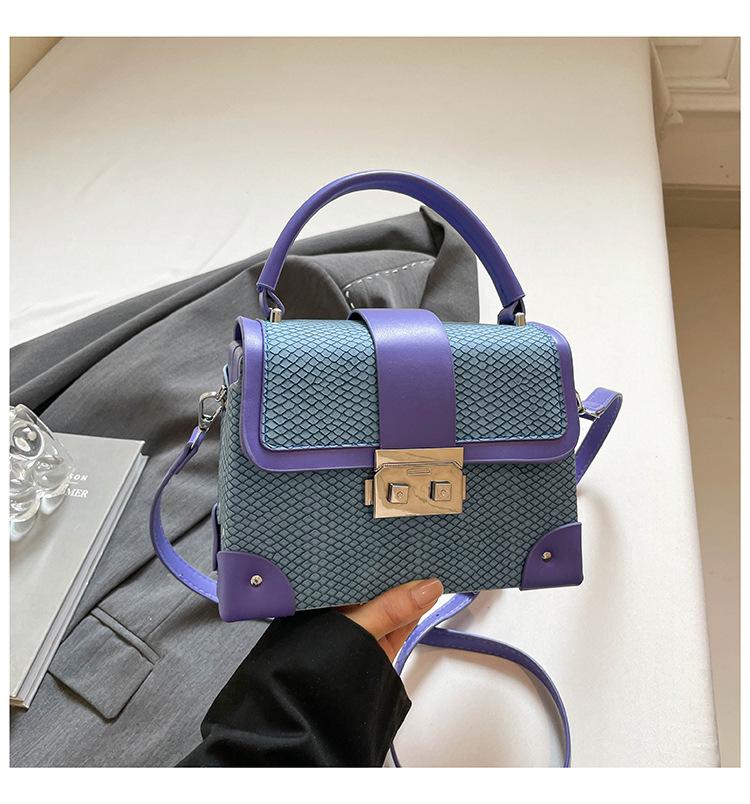 Korean Version Messenger Bag Fashion Handbag 2025 Summer New Niche Personalized Small Square Bag Casual Cute Shoulder Bag