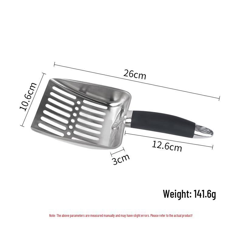 Stainless Steel Cat Litter Shovel with Deodorizing Cleaning Function