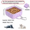 Silikon Faltbare Hundenapf Auslaufsicher Leicht Katze Faltnapf 500ML Mit Karabiner Faltbarer Haustier Reise Napf Picknick