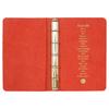 System Notebook Plotter Mini 5 Size Bridle 11mm Leather Binder 77717 [Red]