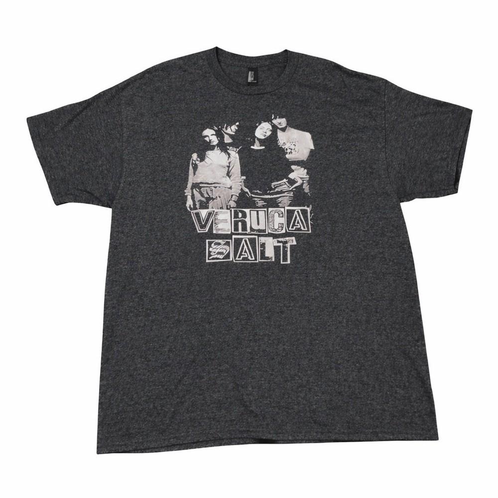 Veruca Salt Band TShirt Mens XL Charcoal Heather Grey 90s Alternative Rock Tee Unisex T-Shirt XXXL