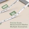 2M Multi-purpose Tape Measure Double Scale Body Sewing Flexible Measurement Ruler For Body Measuring Tool Tailor Craft Supplies