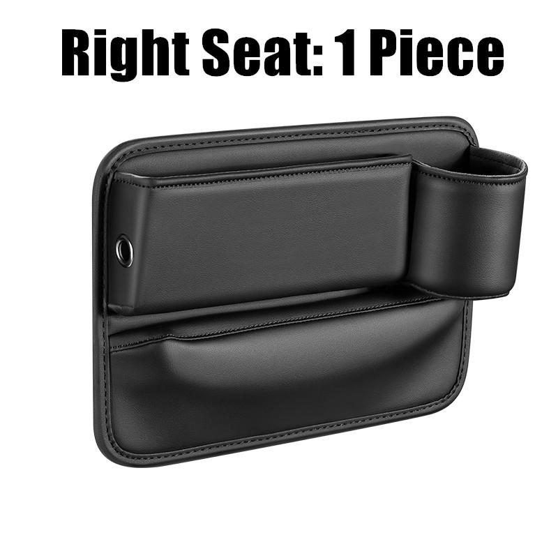 Pu Leather Car Seat Gap Organizer Console Side Storage Box with Cup Holder Car Interior Accessories Pu Leather Car Seat Gap Orga
