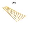 100-200pcs/bag 20 25 30 40 50 60 70 Mm Flat Head Pins Gold/Copper/Rhodium Headpins For Jewelry Findings Making DIY Supplies