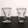 Beauty Double Insulated Glass Cup - Sexy Design for Whiskey Beer - Ladies & Men's Style