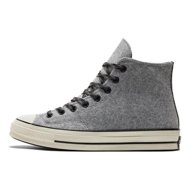 

Converse 1970-е Chuck Taylor All Star Винтажный тренд Повседневная одежда Прочные Дышащие Легкие Высокие парусиновые кеды Унисекс Серые 36