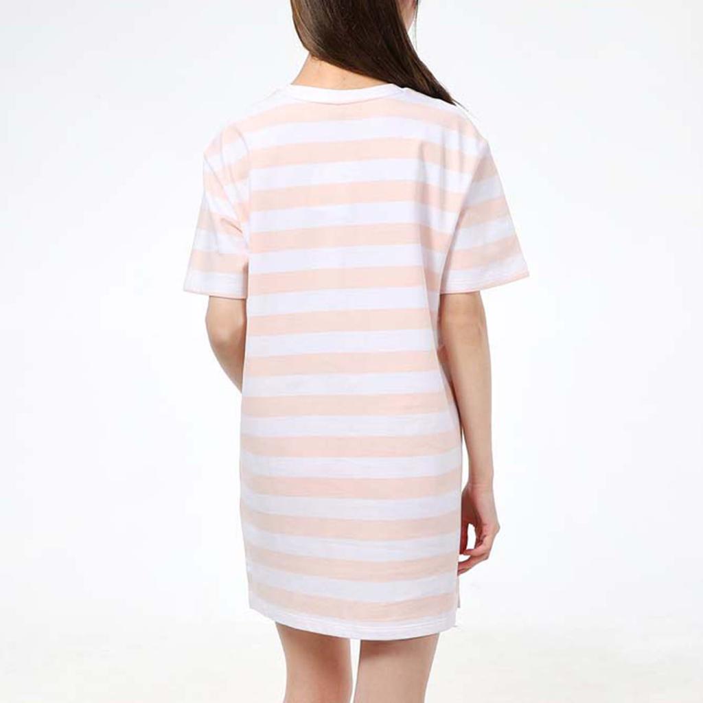 Puma Summer Breathable Loose A-Line Round Neck Short Sleeve Dress Women Dresses Pink 845867-27