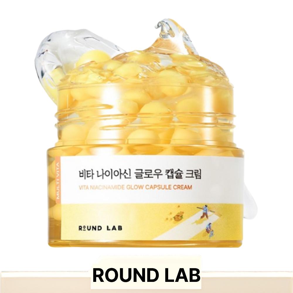 ROUND LAB Vita Niacin Glow Kapselcreme – Niacinamid Aufhellende Feuchtigkeitspflege 50ml