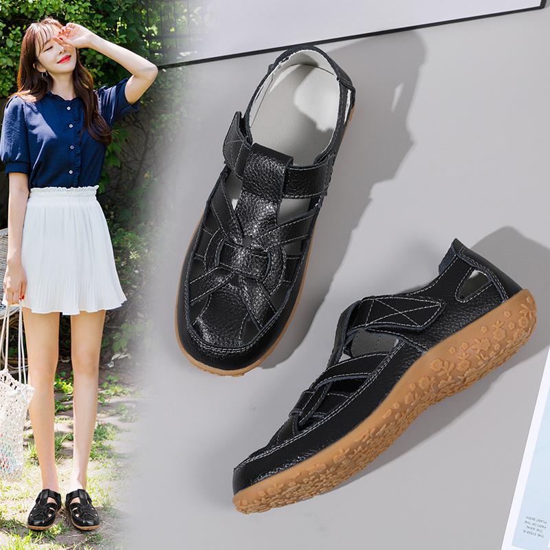35-43 Summer Women's Large-size Sandals Breathable Closed-toe Sandals Casual Shoes Sports Sandals Sport Sandals Women