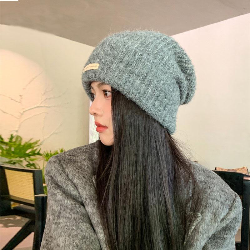 

Осень И Зима Женский Пуловер из Вязаной Пряжи Холодная Шапка Теплая Шапка-Бини Reloj H284 56-60cm